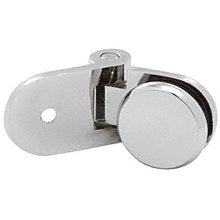 CRL Chrome Hydroslide Bi-Fold Wall Mount Hinge - HYDH037CH