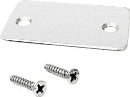 CRL Satin Anodized Shallow "U" Channel End Cap with Screws - SCECSA