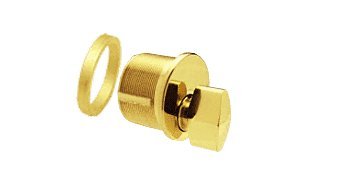 CRL Polished Brass Thumbturn Cylinder - DRA60PB