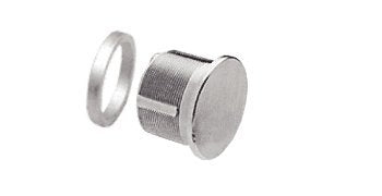 CRL Brushed Stainless Mortise Dummy Cylinder - DRA30BS
