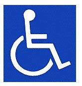 CRL Handicap Access Door Decal - 150B0