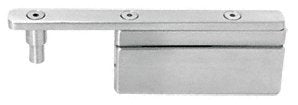 CRL Brushed Stainless Glass-to-Glass Gate Pivot Patch - GGP12BS