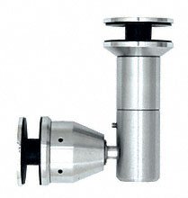 CRL Polished Stainless 90 Degree Swivel Glass-to-Glass Fitting for 1/2" Glass - RB55SPS