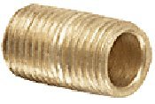 CRL Brass Pipe Nipple for Hot Gun - E9133