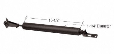 CRL Black Standard Duty Screen and Storm Door Pneumatic Closer - K5073