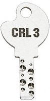 CRL Replacement Key #3 for 03P Series Deluxe Slip-On Plunger Locks - 01PKEY3