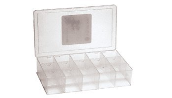 CRL 15 Compartment Plastic Parts Box - AM05805