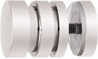 CRL Contemporary Style Brushed Nickel Finish Single-Sided Shower Door Knobs - SDK206BN