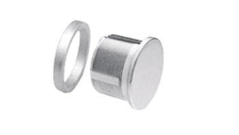 CRL Clear Anodized Mortise Dummy Cylinder - DRA30SA