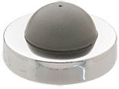 CRL Bright Chrome Wall Stop With Rubber Bumper - 1270CXCP