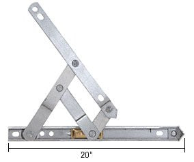 CRL 20" 4-Bar Heavy-Duty Stainless Steel Friction Hinge - 430220