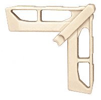 CRL Andersen 3/4" x 7/16" Tan Plastic Screen Frame Corner [20 pack] - PL15756