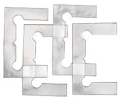 CRL Clear Gasket Replacement Kit for Geneva Hinges - GEN4GKCLR