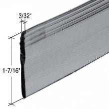CRL Gray Heavy Gauge Shower Door Bottom Seal and Wipe [36" long] - M6092