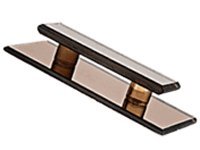 CRL Bronze Acrylic Large Stick-On Mirror Pull - LMPB6