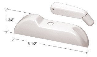 CRL White Truth EntryGuard Plastic Cover with Folder Handle - EP24086