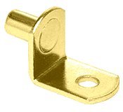 CRL Brass Plated Steel Shelf Support - KV346B