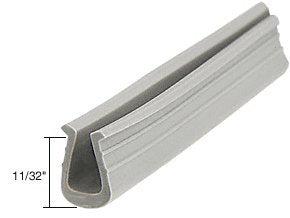 CRL Glazing Vinyl; 11/32" Channel Depth 5/16" Metal Opening - 1000 ft Roll