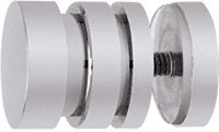 CRL Contemporary Style Chrome Finish Single-Sided Shower Door Knobs - SDK206CH