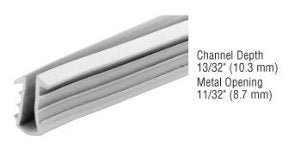 CRL Gray Vinyl for DV146 "H" Bar [100' Roll] - DV144C