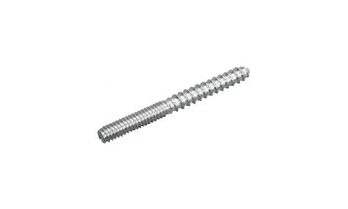 CRL Zinc 1-1/2" Long Hanger Bolt for 1-1/2" and 2" Diameter Standoffs [10 pack] - HB38112Z