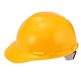 CRL Yellow Ratchet Suspension Hard Hat - HH300Y