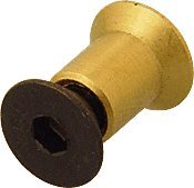 CRL Replacement L-Square Brass Nut and Screw - LSQBRNUT