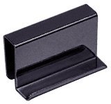 CRL Black Strike Plate With Finger Grip - GDH60BL