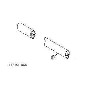 CRL Jackson Crossbar Assembly Package for Model 1085 and 1095 Exit Devices Aluminum Finish - 30733PKG628