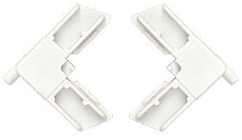 CRL White Storm Door Top Screen Corner [20 pack] - PL16156