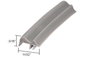CRL Gray 11/32" Wide Glazing Spline [1000 ft Roll] - GS478M