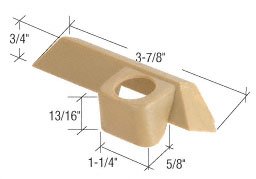 Champagne Left Hand Operator Cover - Pella Windows - H4096