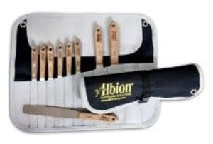 Albion 258-G01 Straight Spatula Wrap Set 3/8" - 1-1/2" - ALBION 258G01