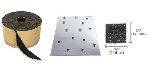 CRL 5/8" x 5/8" Pebbled No-Adhesive Shipping Pads