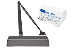 CRL Adjustable Spring Power Size 2 - 5 Delayed Action Surface Mount Door Closer - [Bronze Finish] - PR54DADU