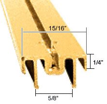 CRL Gold Anodized 48" Mirror Standard - 22GA48