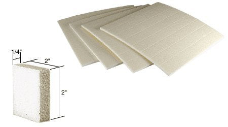 CRL 2" x 2" x 1/4" Super Duty Shipping Pads - NSP1422