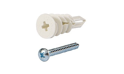 CRL Toggler SnapSkru Self-Drilling Drywall Anchors MINI with Screws [100 pack] - TA3001S