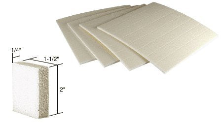 CRL 1-1/2" x 2" x 1/4" Super Duty Shipping Pads - NSP14152