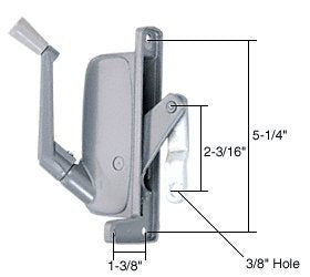 CRL Left Hand Awning Window Operator for Stanley and C & E - H3671