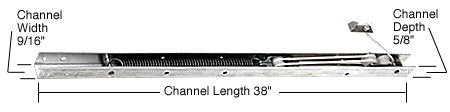 CRL 38" Window Channel Balance; 3740 or 37D - FA3740