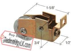 CRL 27/32" Steel BB Sliding Window Roller - G3133