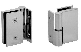 CRL Brushed Stainless Single Acting Right Hand Wall-to-Glass Gate Hinge - GH037RBS