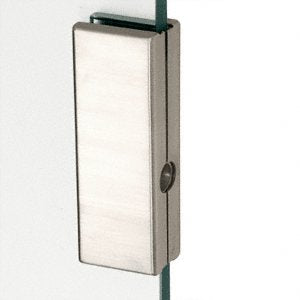 CRL Brushed Stainless 1-3/4" x 5-5/8" Deadthrow Low Profile Keeper - DTK36BS