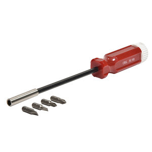 CRL 10" Magnetic Screwdriver with Four Bits - 3198