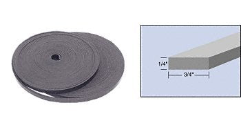 CRL 1/4" x 3/4" Bulk Rolled Neoprene Setting Block Material (100 ft) - SBRL3