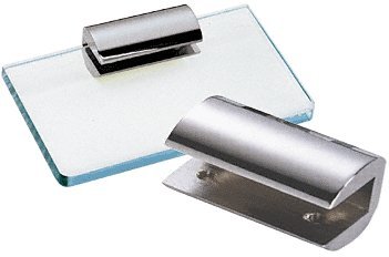 CRL Chrome 2-3/4" Long No-Drill Shelf Clamp for 1/2" Glass - 1470CHR