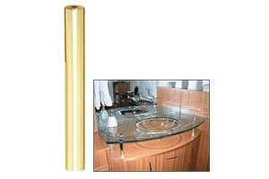 CRL Brass 3/4" Diameter by 6" Long Standoff Base - S0B346BR