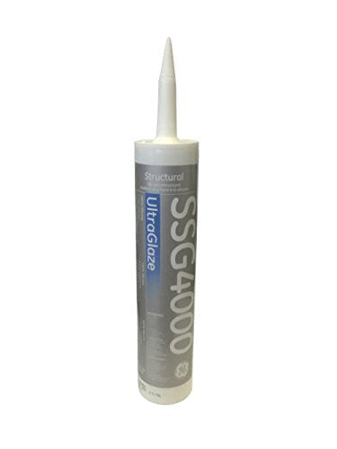 CRL Black GE® UltraGlaze® Silicone Structural Glazing Sealant [24 Pack] - SSG4000