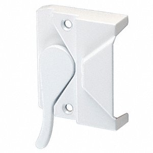 CRL Right Hand White Casement Window Lock; 2-3/8" Screw Holes - H3953